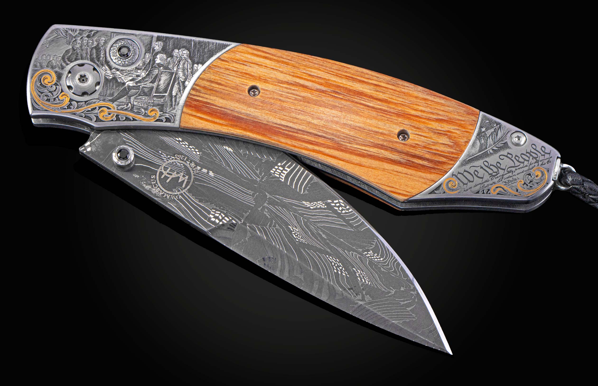 Hand Engraved Pocket Knives